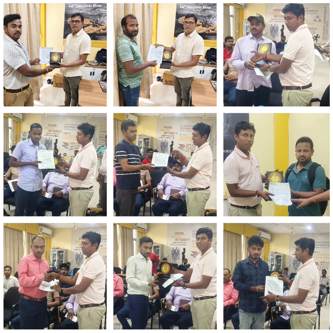 Congratulating achievers for long service in RMS